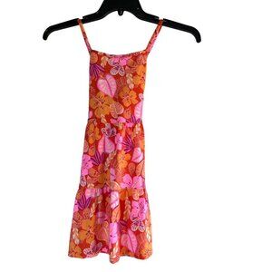 Cat & Jack Girls Sun Dress Multicolored Floral Size M 7/8 NWT